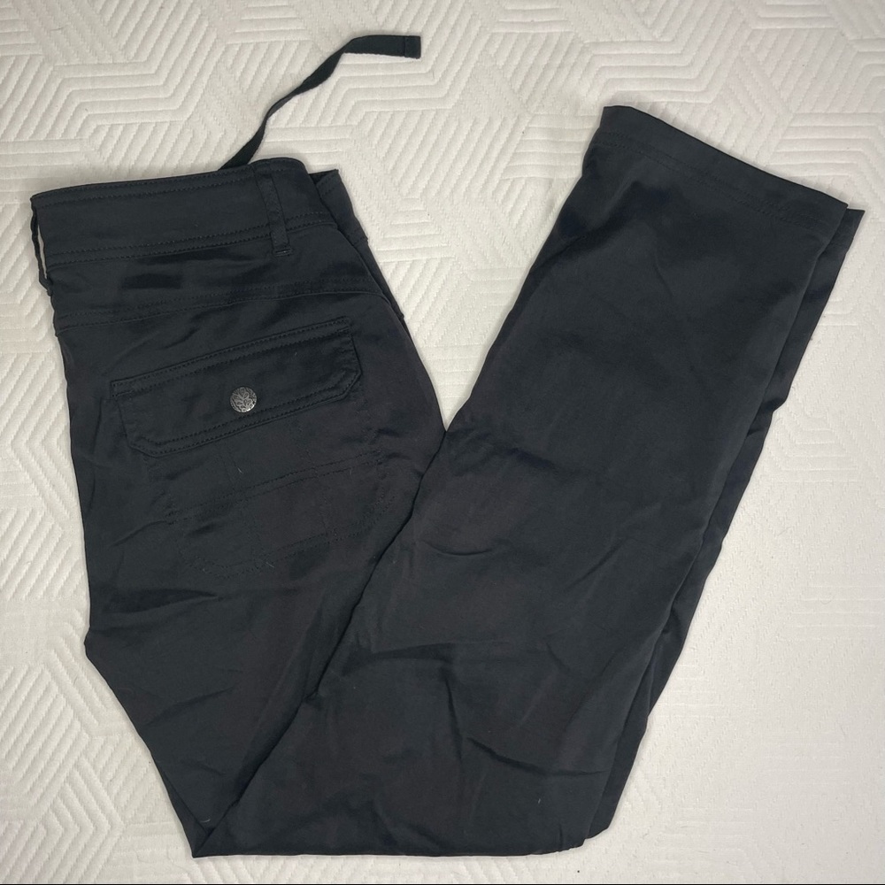 Prana Halle Pants - Black -  6 - Short Inseam